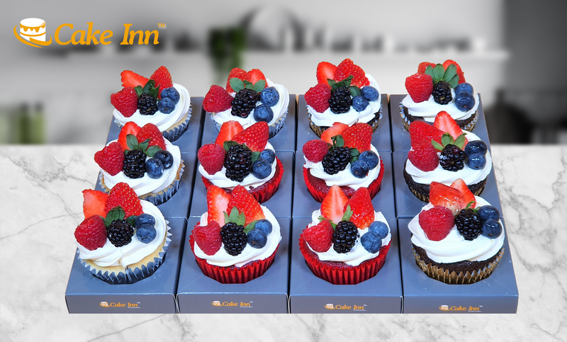 Summer Berries Cupcakes