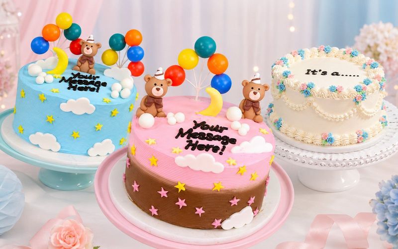 Baby shower cakes
