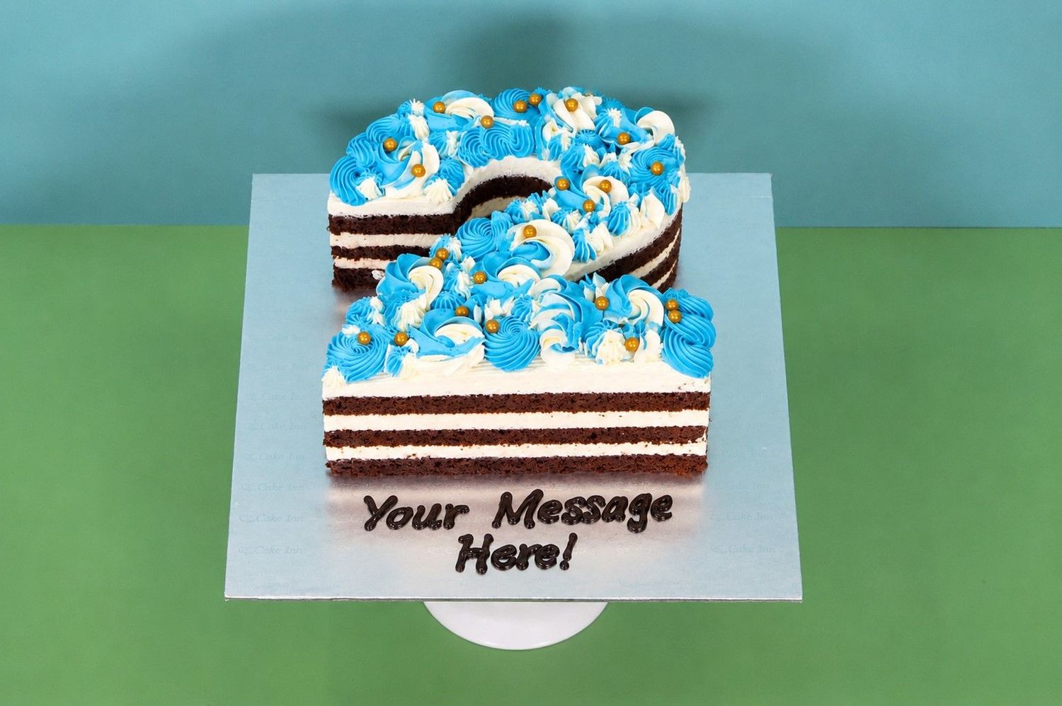 Customised Colour Theme Number Cake Customised Colour Theme Number Cake