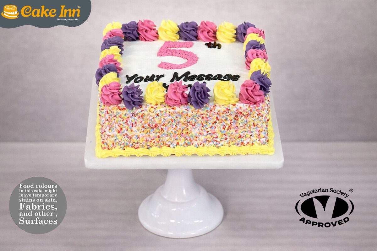 Sprinkles Birthday Cake