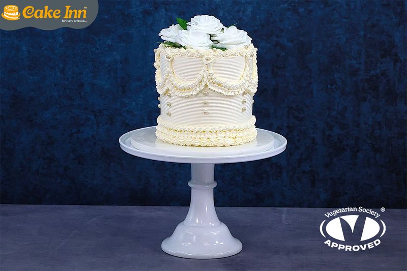 Vintage Tall 6 Layers Luxury Wedding Cake