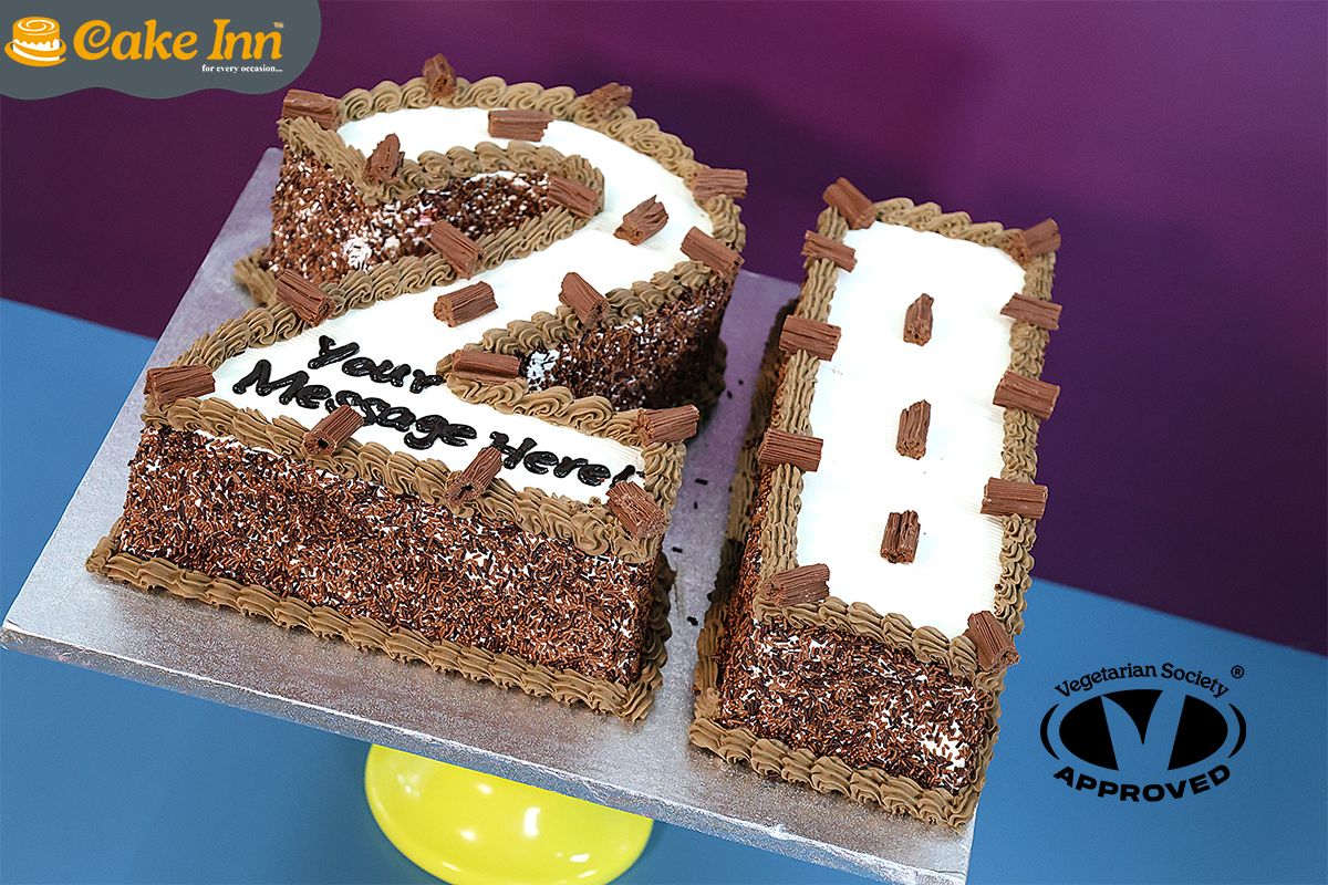 Chocolate Flake Number Cake Chocolate Flake Number Cake