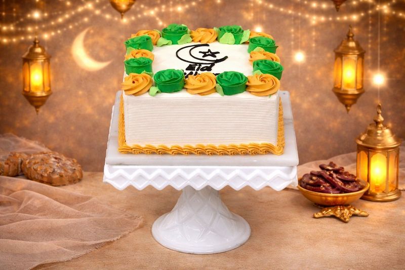 Classic  Ramadan & Eid Mubarak Cake