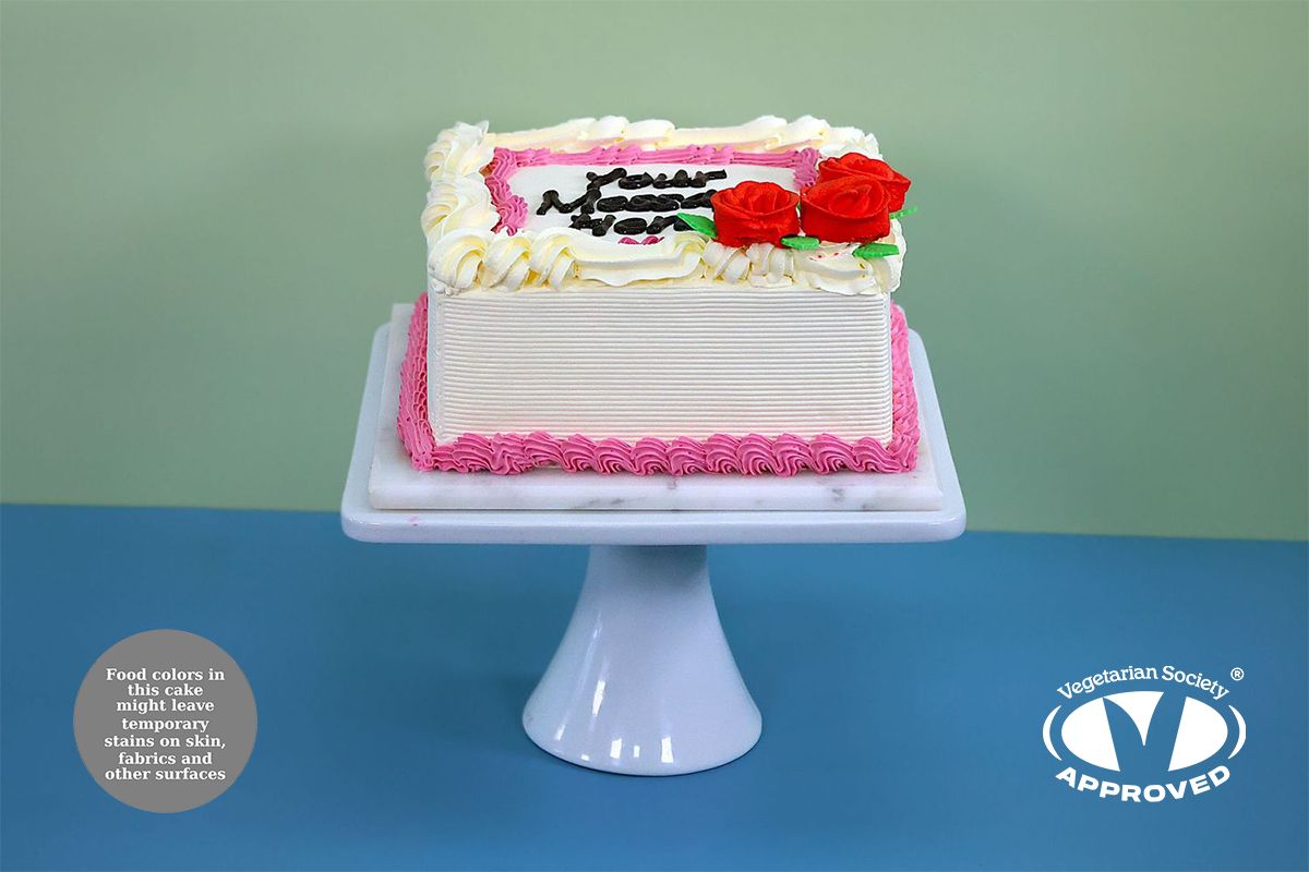 Classic Flowers Birthday Cake