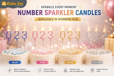 Number Sparkler Candles