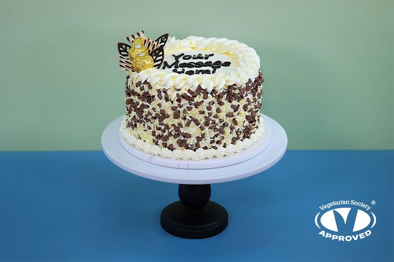 Ferrero Chocolate With Curls On Side Birthday Cake R136