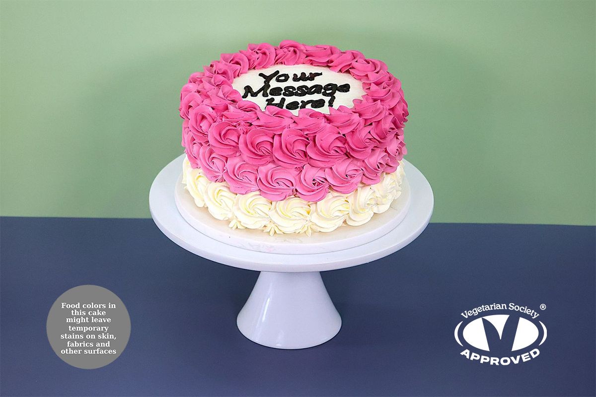 Rosette Birthday Cake