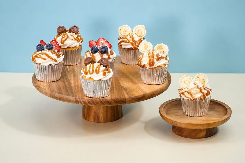 Butter Cream Coconut Cupcakes With Caramel Toppings Butter Cream Coconut Cupcakes With Caramel Toppings
