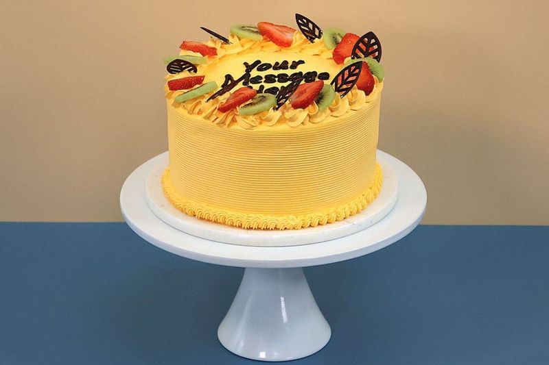 Mango & Fruit Punch Cake