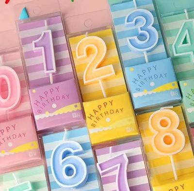 Colorful Number Candles