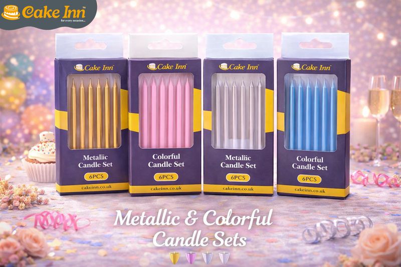 6Pcs Customisable colour Candles