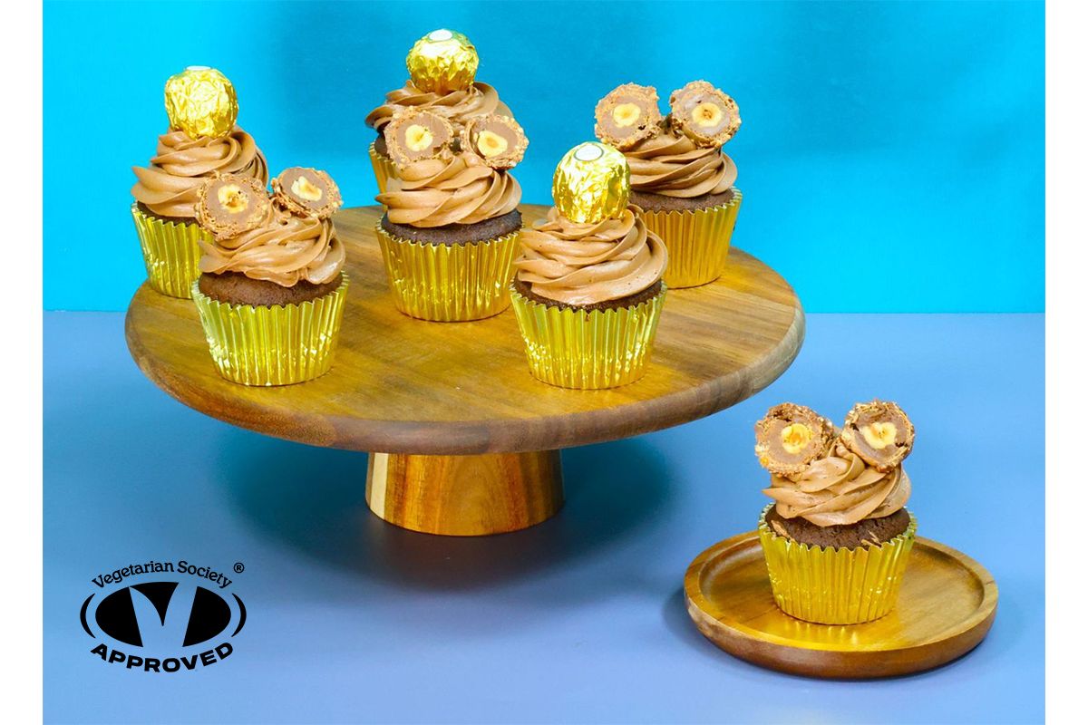 Butter Cream Hazelnut Chocolate Cupcakes