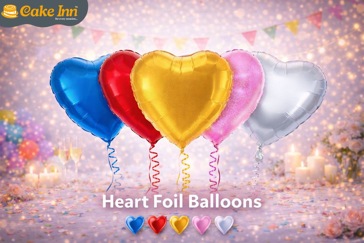 Silver Heart 18"Foil Balloon Including Helium & Weight