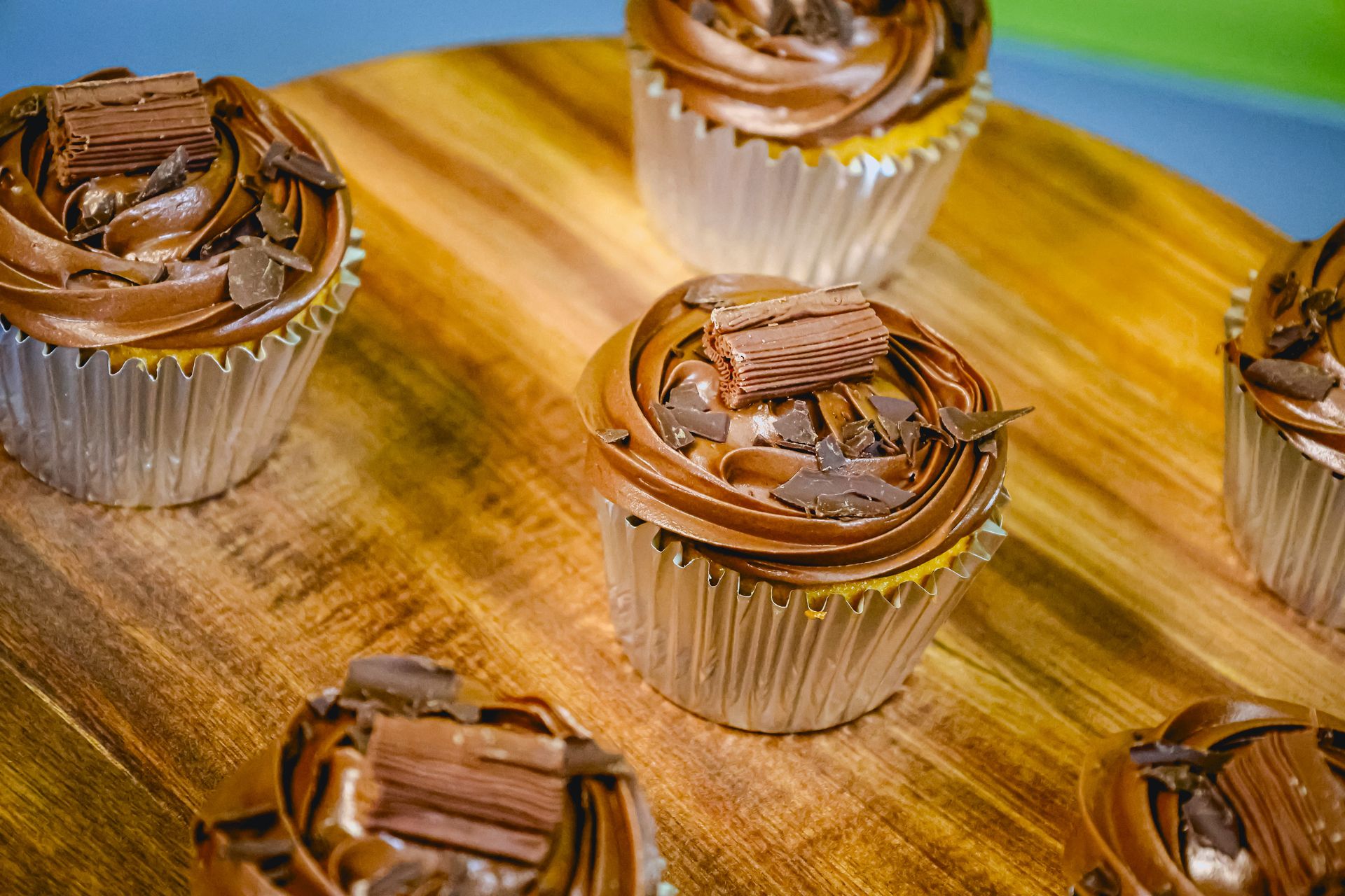 Butter Cream Nutella flavoured Cupcakes