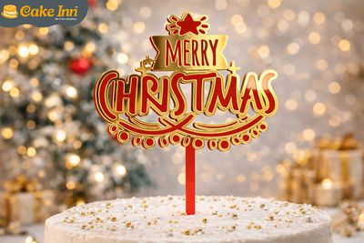 Merry Christmas Cake Topper Merry Christmas Cake Topper
