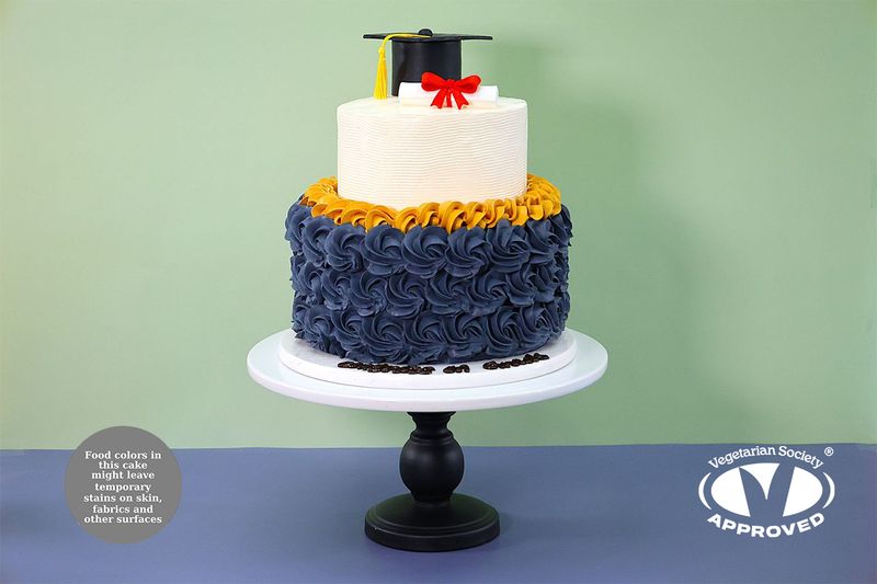 Graduation Topper Two Tier Cake