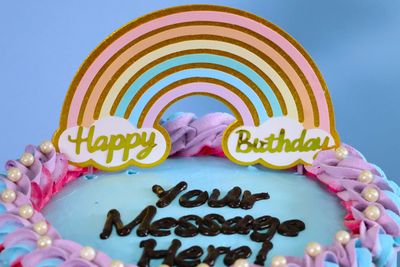 Luxury Rainbow Cake Topper