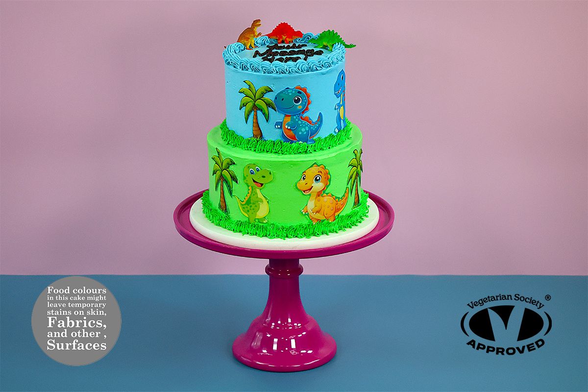 Dinosaur Tier Cake Dinosaur Tier Cake