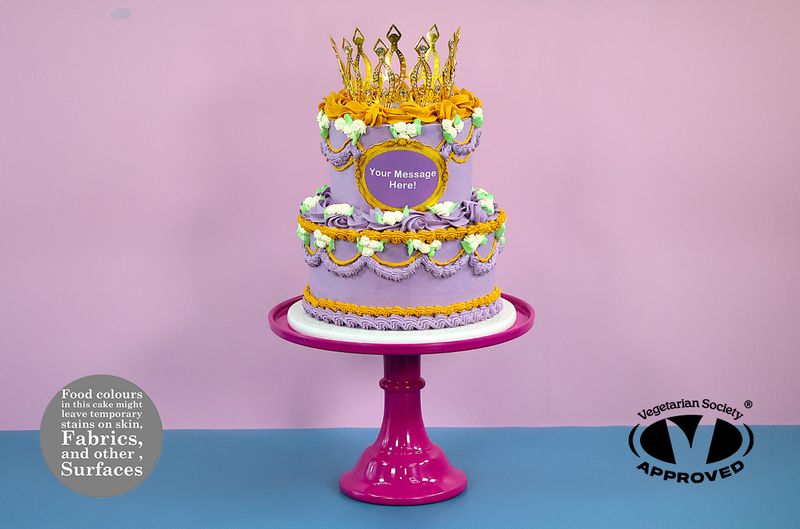 Vintage crown Tier Cake