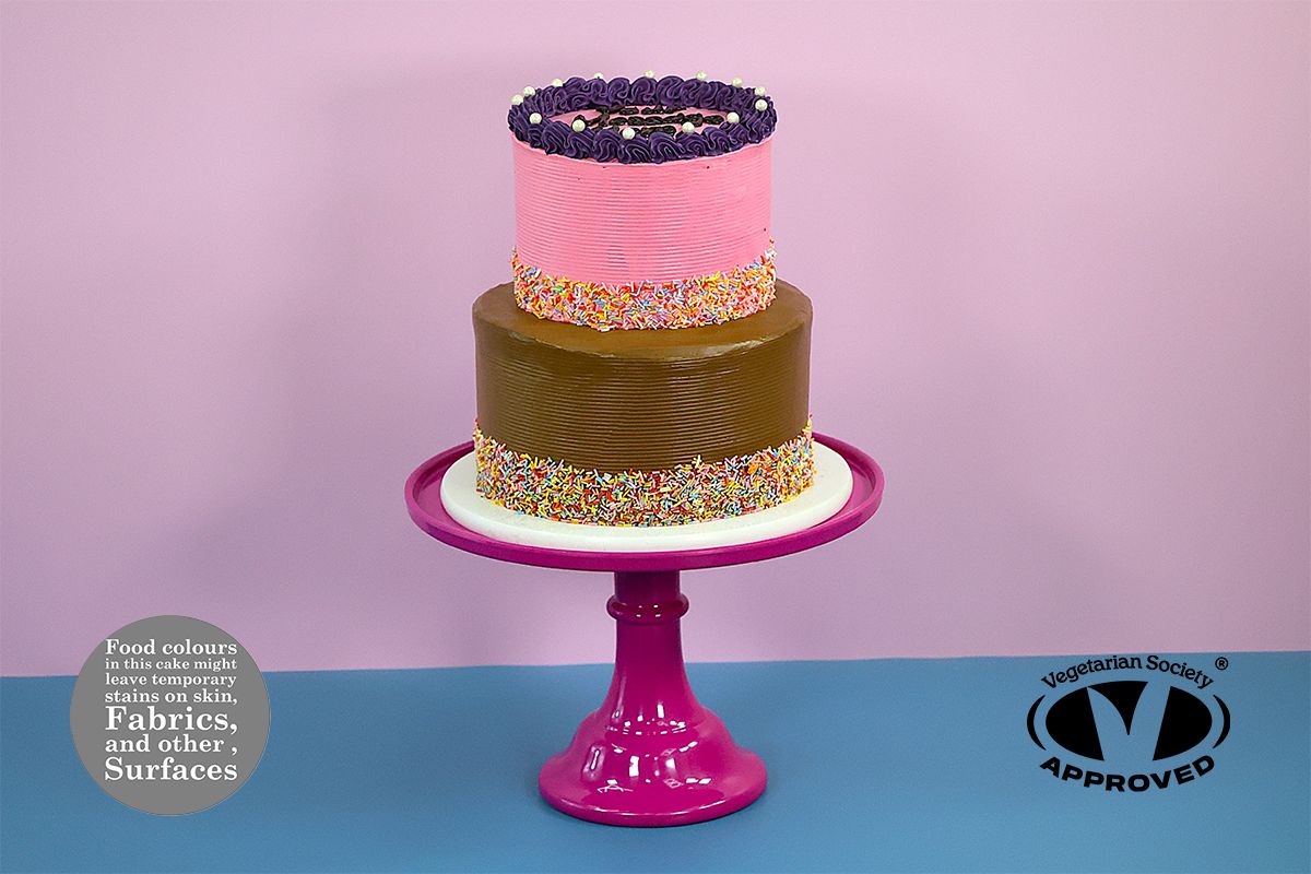 Sprinkle Theme Tier Cake