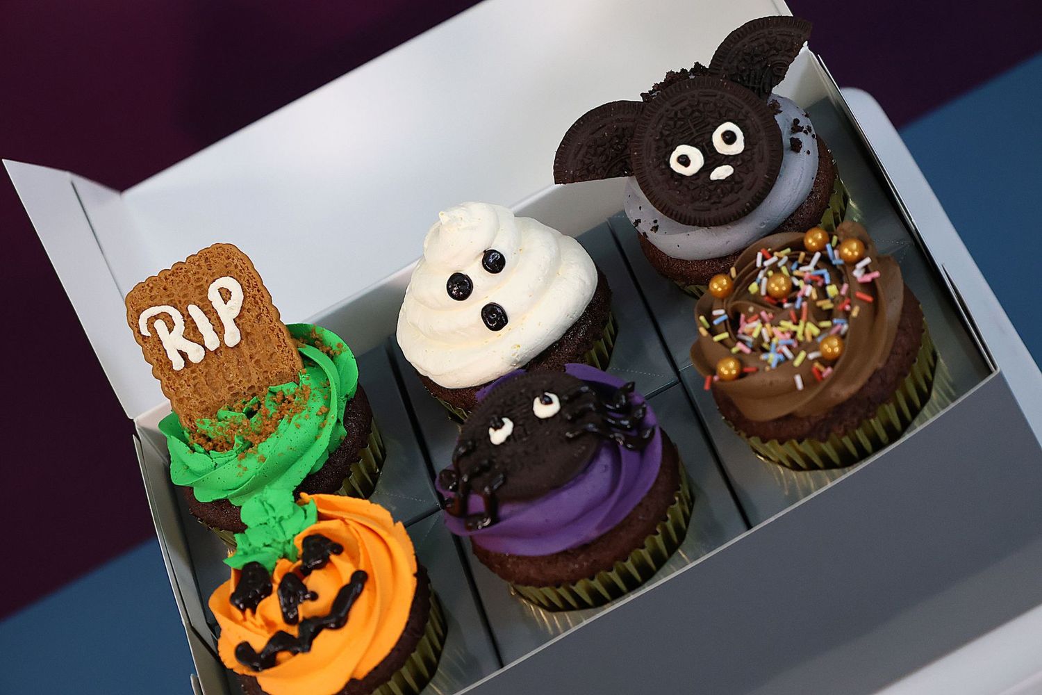 Butter Cream Halloween Cupcake