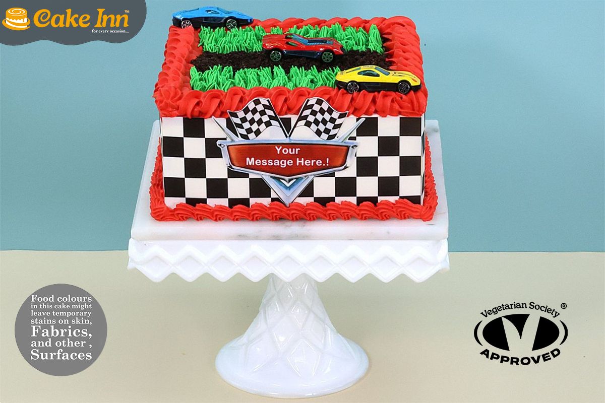 Indianapolis Racing Track birthday Cake