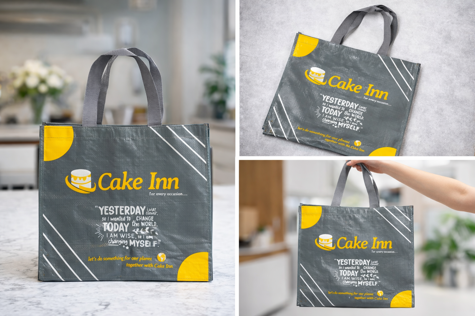 Bag For Life Cake Inn Everyday Strong Carry Bag ⭐