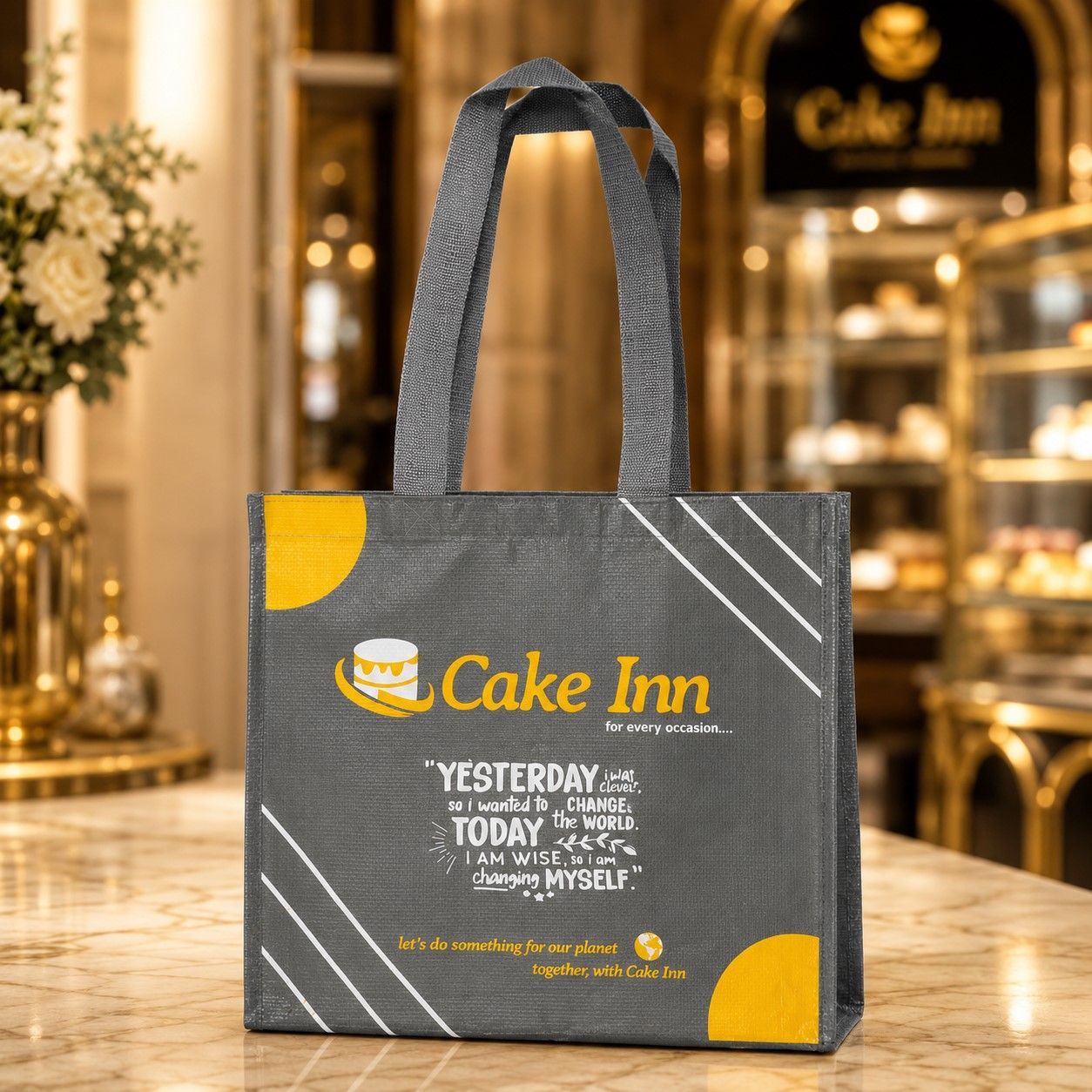 Bag For Life Cake Inn Everyday Strong Carry Bag ⭐
