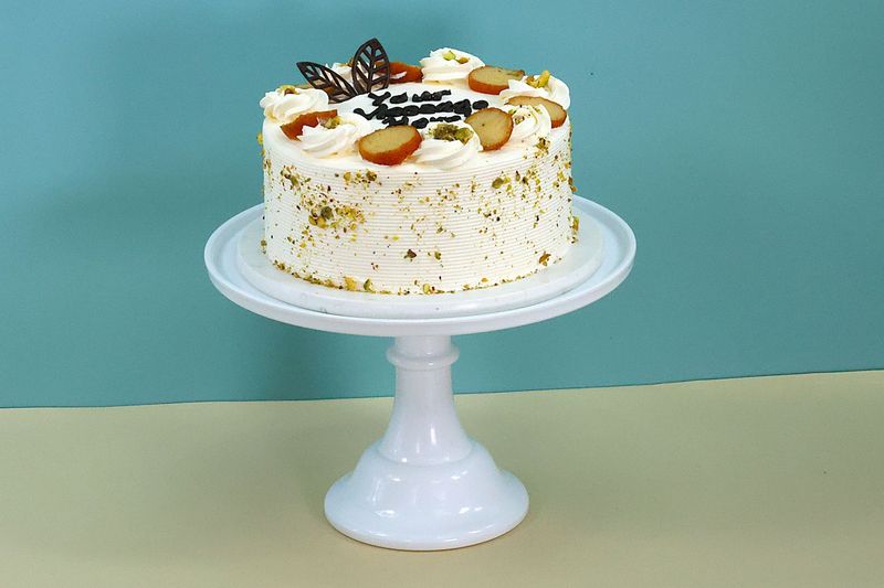 Classic Pistachio Gulab jamun Cake Classic Pistachio Gulab jamun Cake