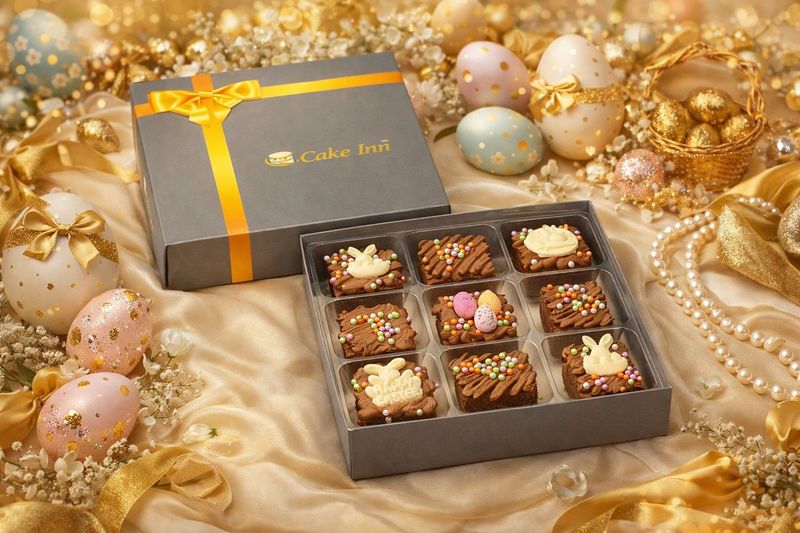 Easter Theme brownies & Slab with toppers