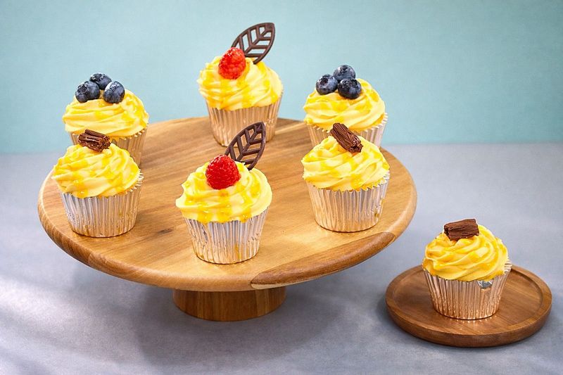 Butter Cream Mango Flavour Cupcakes Butter Cream Mango Flavour Cupcakes