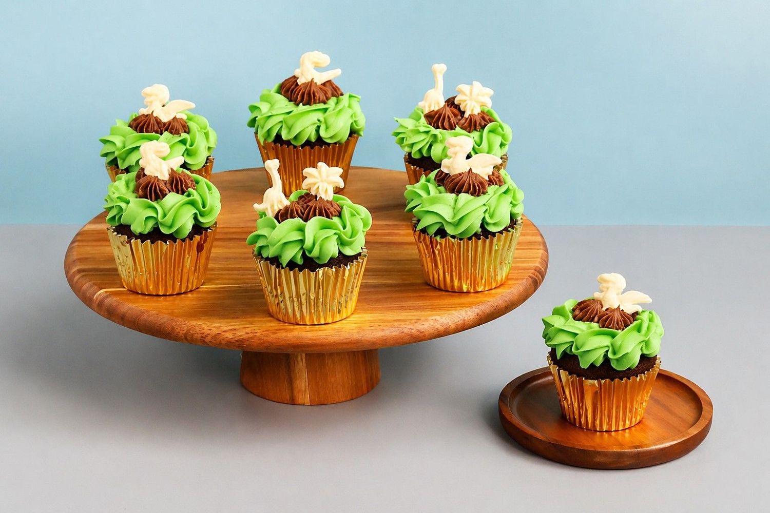 Dinosaur Theme Cupcakes