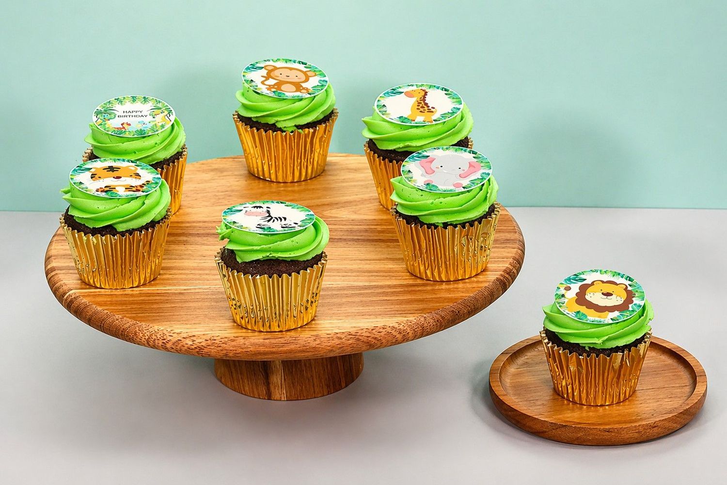 Safari Theme Cupcakes