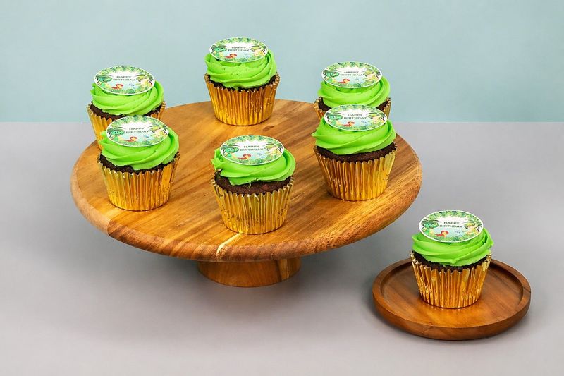 Dinosaur Topper Cupcakes Dinosaur Topper Cupcakes