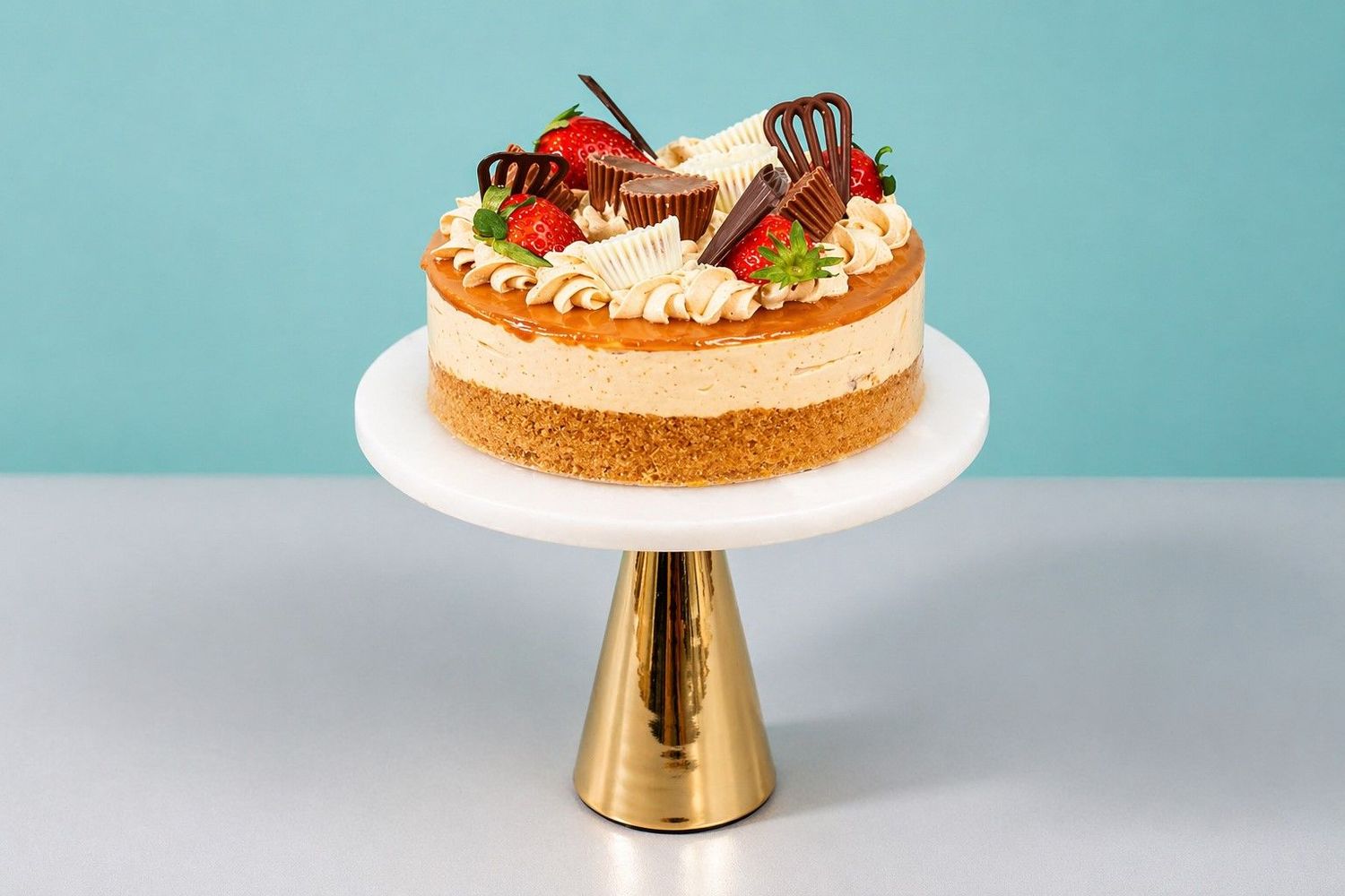 Reese’s Topping Peanut Butter Cheesecake