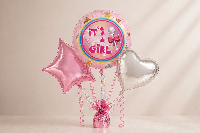 Its A Girl Celebration Bouquet (18" x3)
