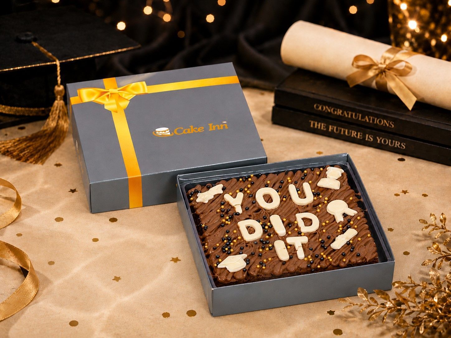 Graduation Brownies & Personalised Slab Graduation Brownies & Personalised Slab