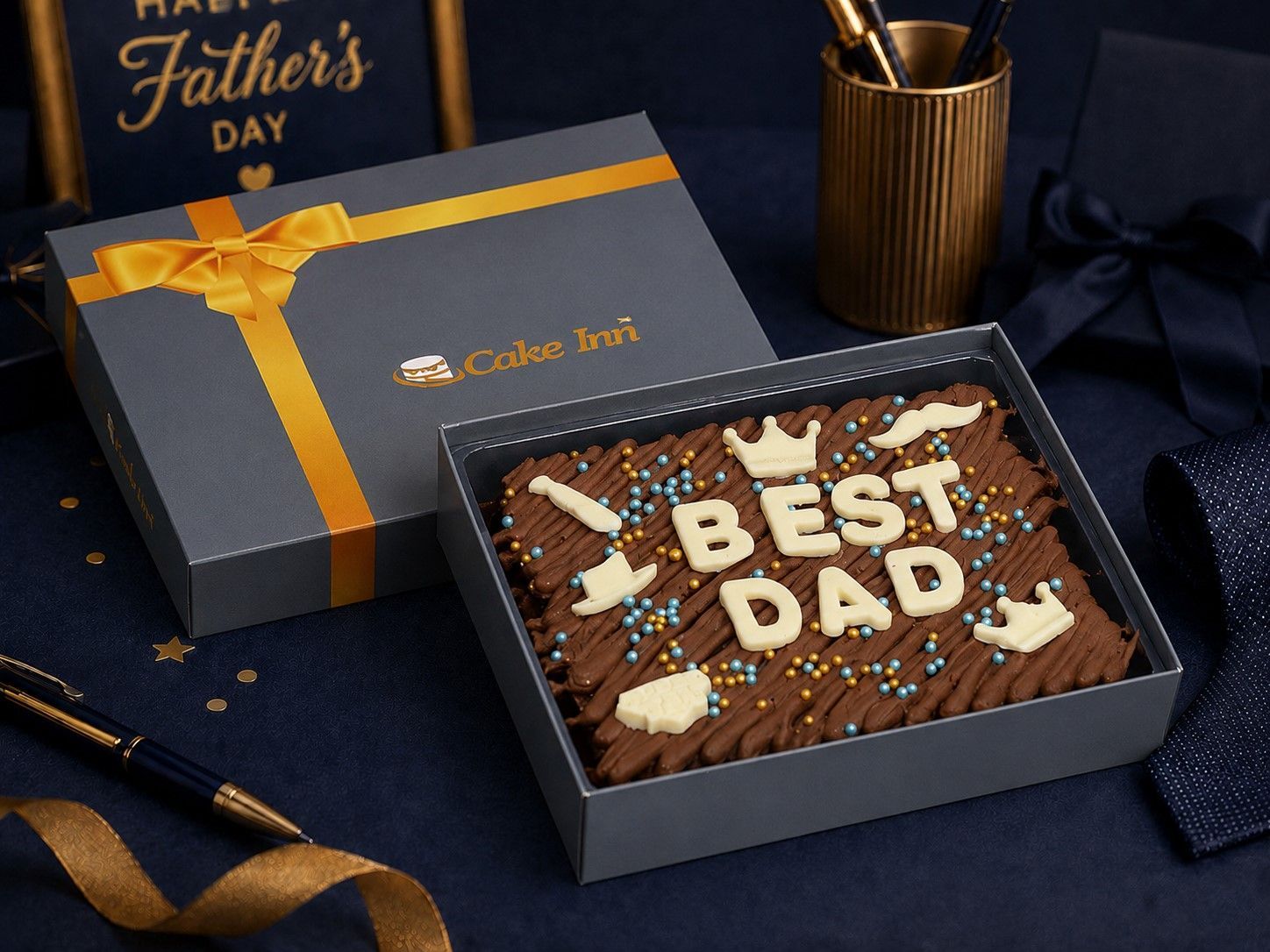 Fathers day Brownies & Personalised Slab Fathers day Brownies & Personalised Slab