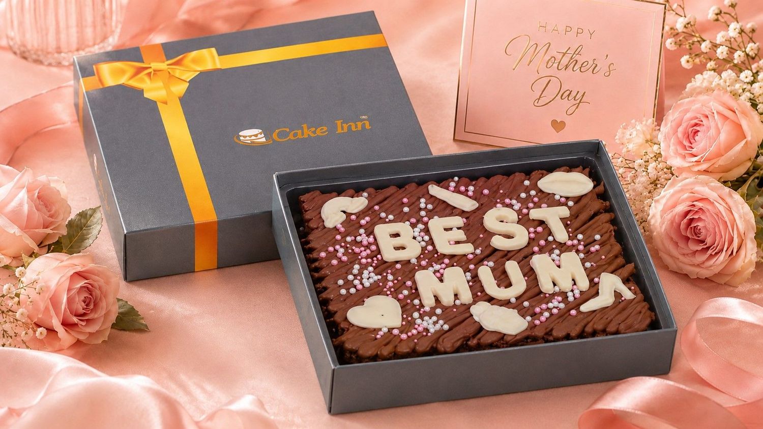 Mothers Day Brownies & Personalised Slab Mothers Day Brownies & Personalised Slab