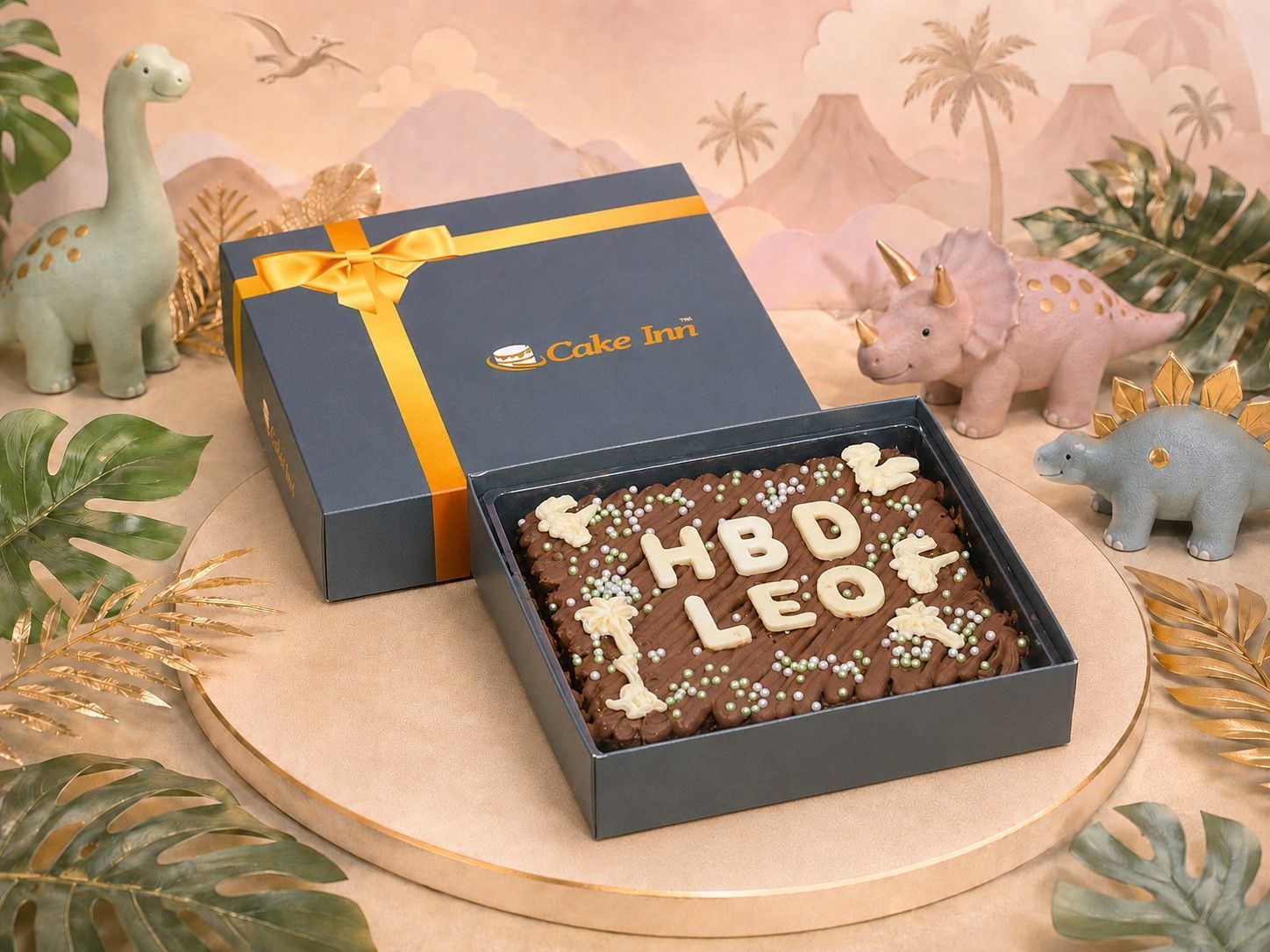 Dinosaur theme Brownies & Personalised Slab Dinosaur theme Brownies & Personalised Slab