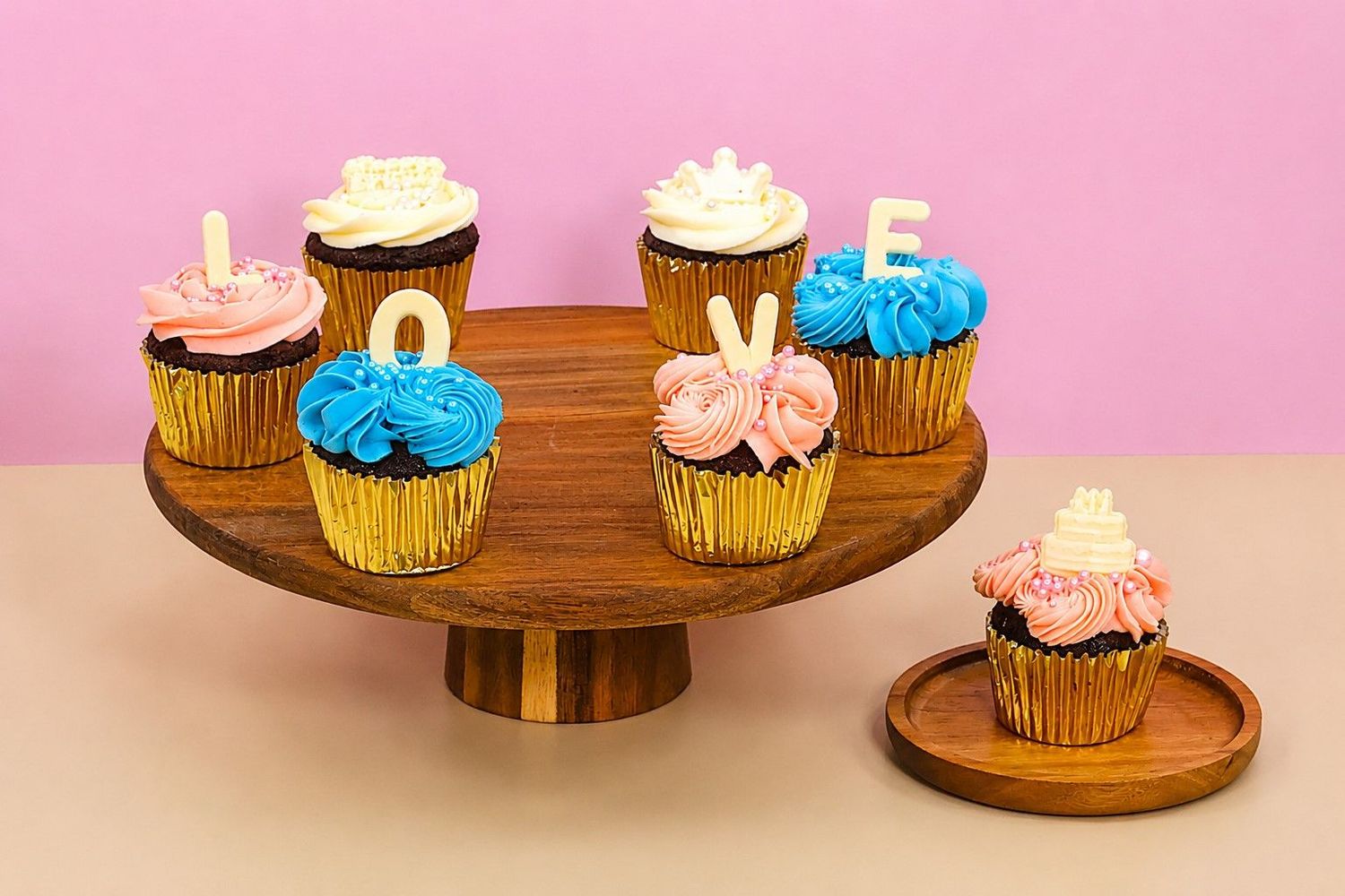 Personalised Happy Birthday  theme Cupcakes