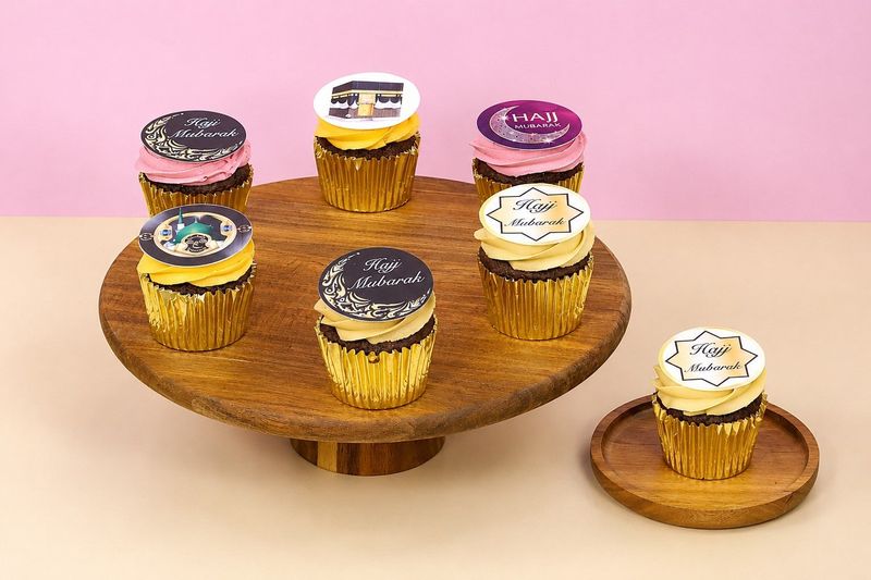 Butter Cream Hajj Mubarak Butter Cream Cupcakes