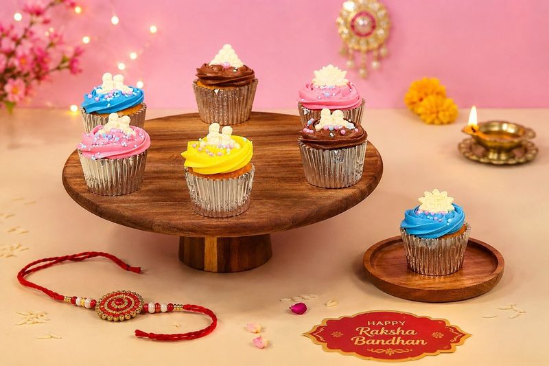Butter Cream Raksha Brandan Toppers Cupcakes Butter Cream Raksha Brandan Toppers Cupcakes