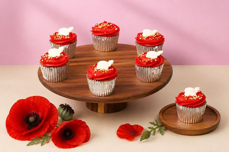 Butter Cream Remembrance Day Cupcakes Butter Cream Remembrance Day Cupcakes