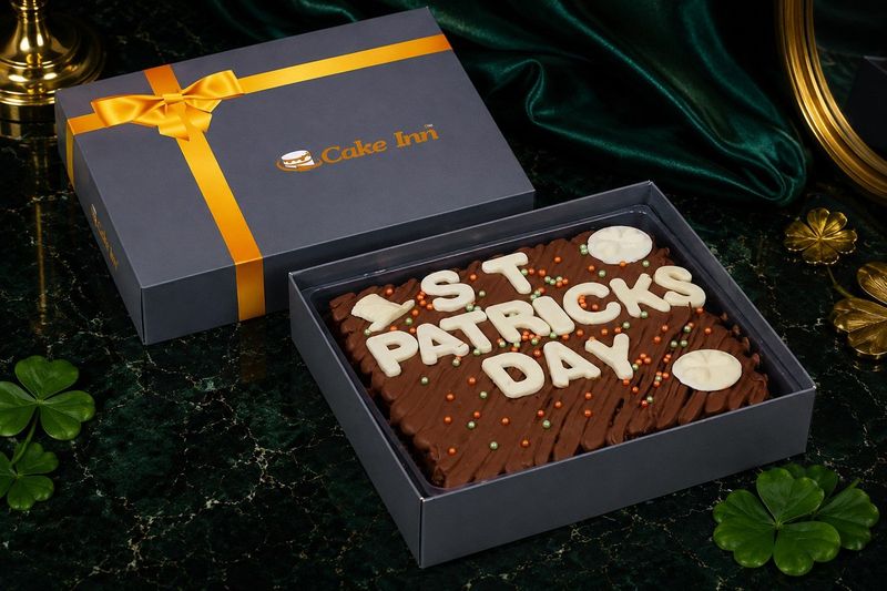 St Patricks Day festival Brownies & Personalised Slab