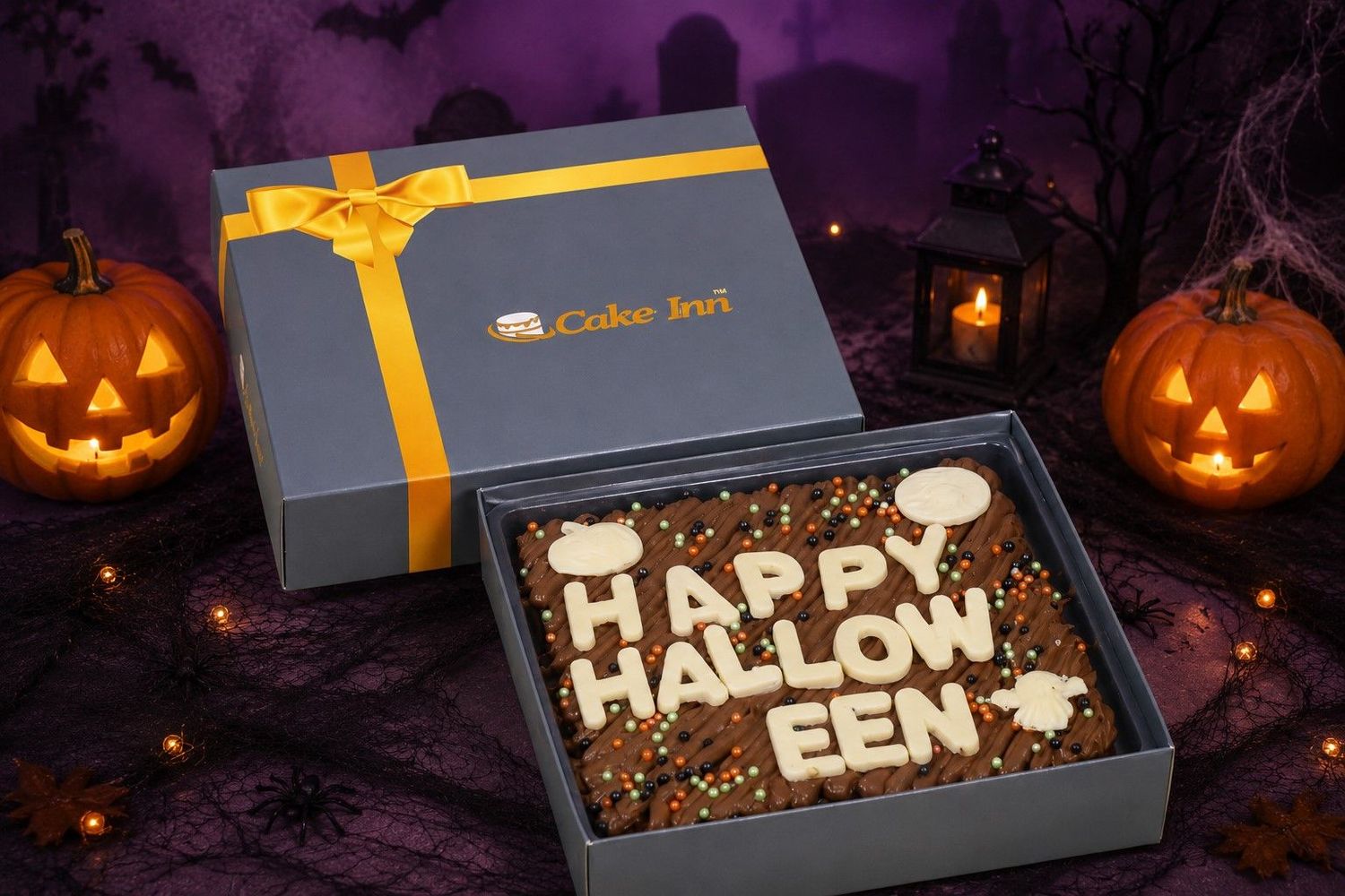 Halloween festival Brownies & Personalised Slab