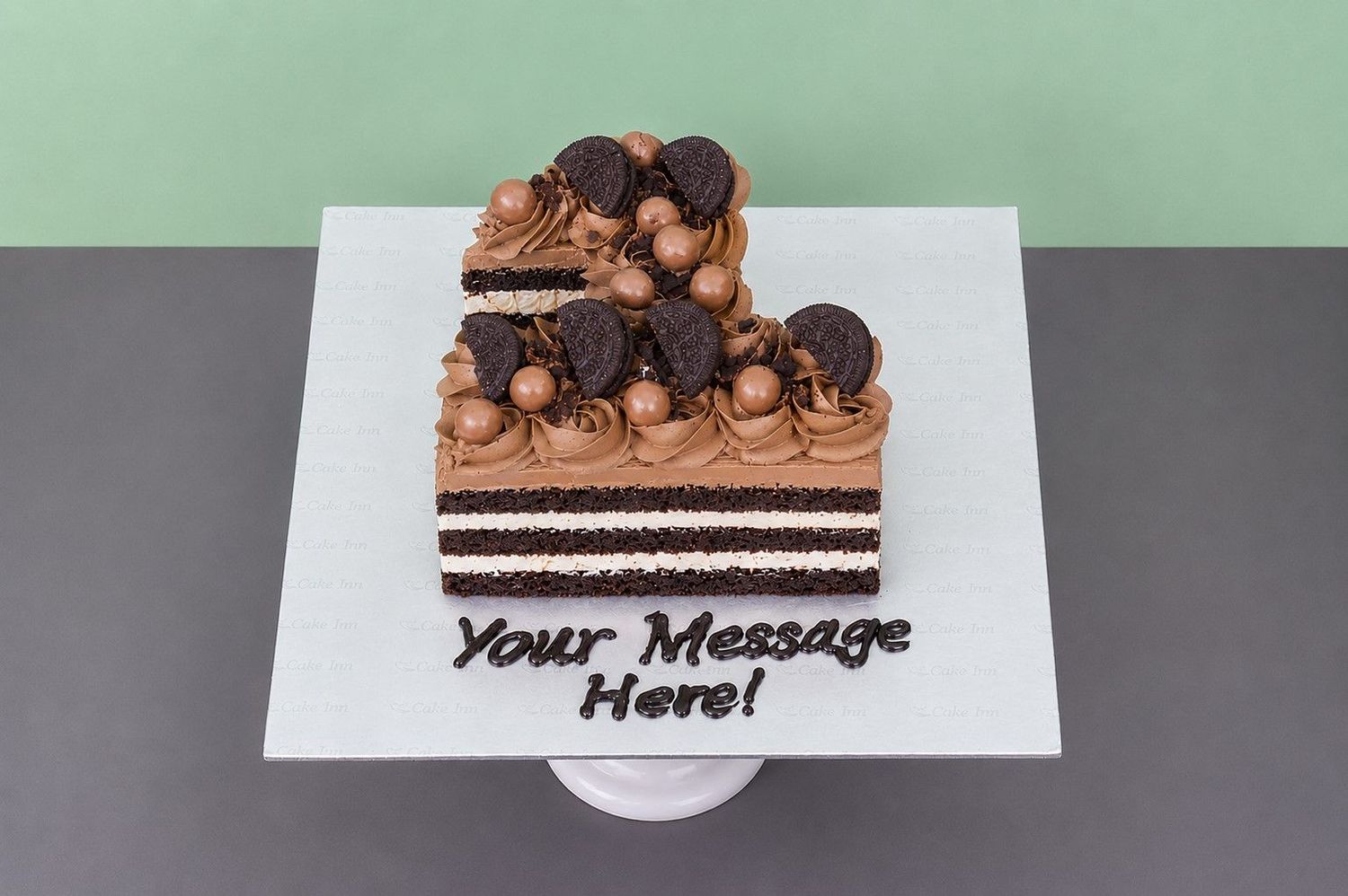 Naked Chocolate Number Cake Naked Chocolate Number Cake