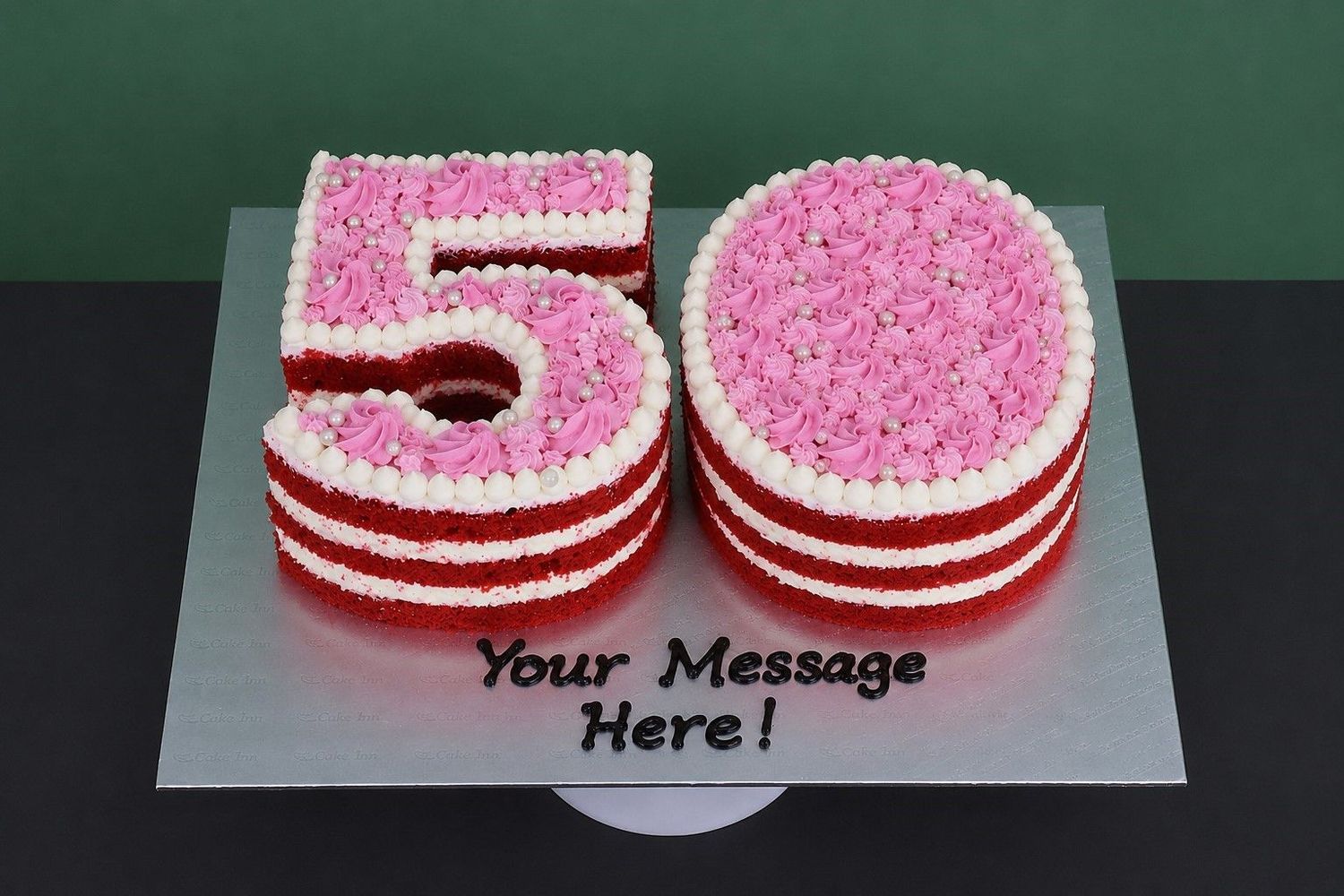 Customised Colour Theme Number Cake Customised Colour Theme Number Cake