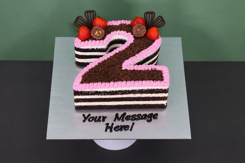 Chocolate Sprinkle's Number Cake