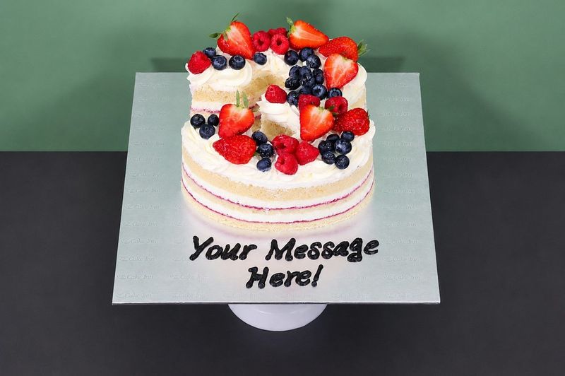 Full Fruit Number Cake
